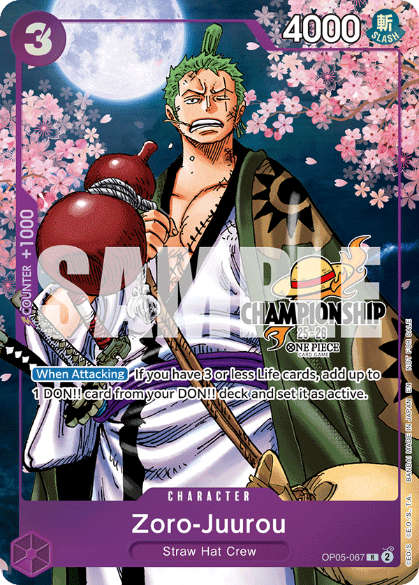 Zoro-Juurou (PROMOS OP05-067_p6) — Alt Art