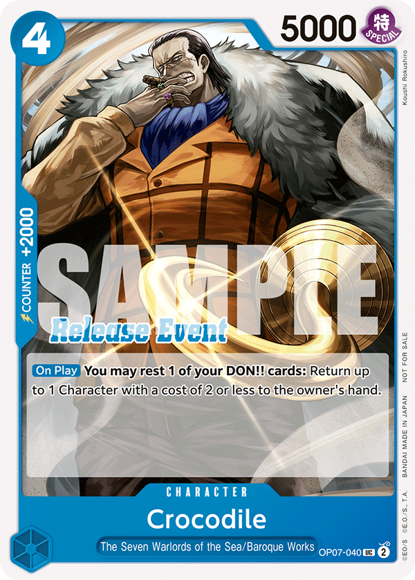 Crocodile (PROMOS OP07-040_p1) — Alt Art