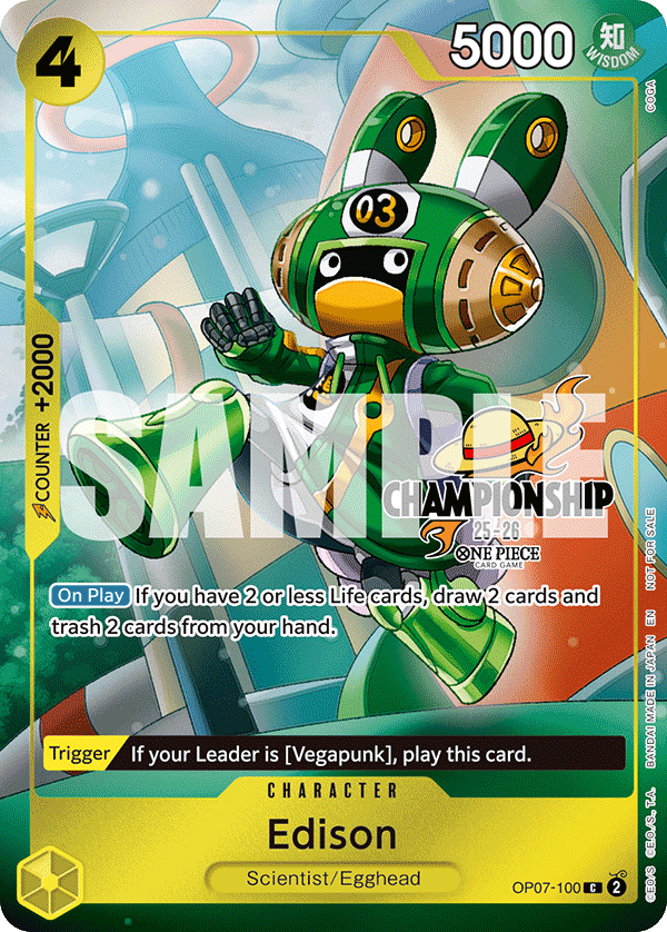 Edison (PROMOS OP07-100_p2) — Alt Art
