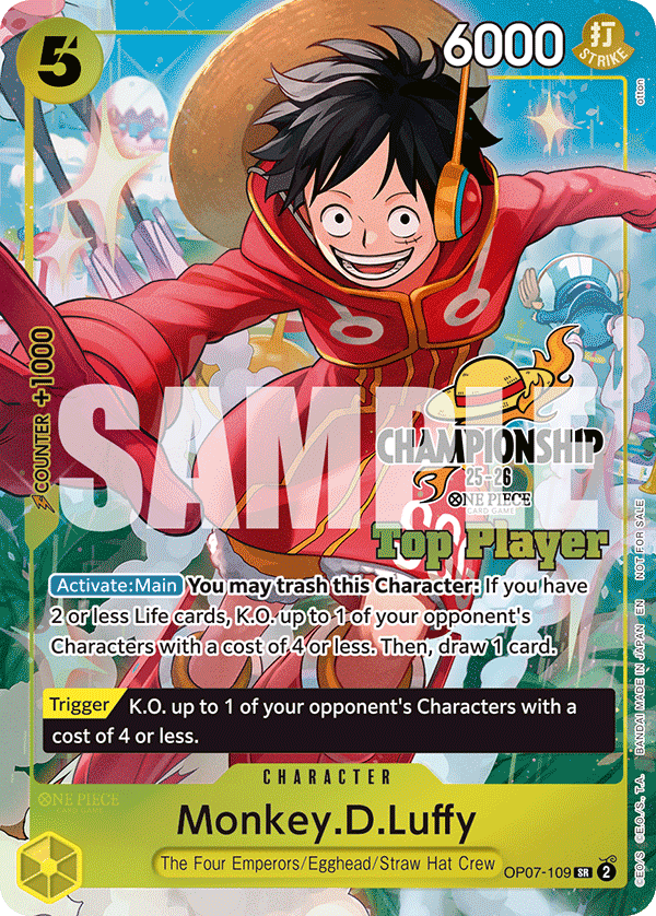 Monkey.D.Luffy (PROMOS OP07-109_p3) — Alt Art