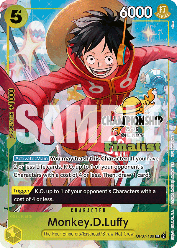 Monkey.D.Luffy (PROMOS OP07-109_p4) — Alt Art