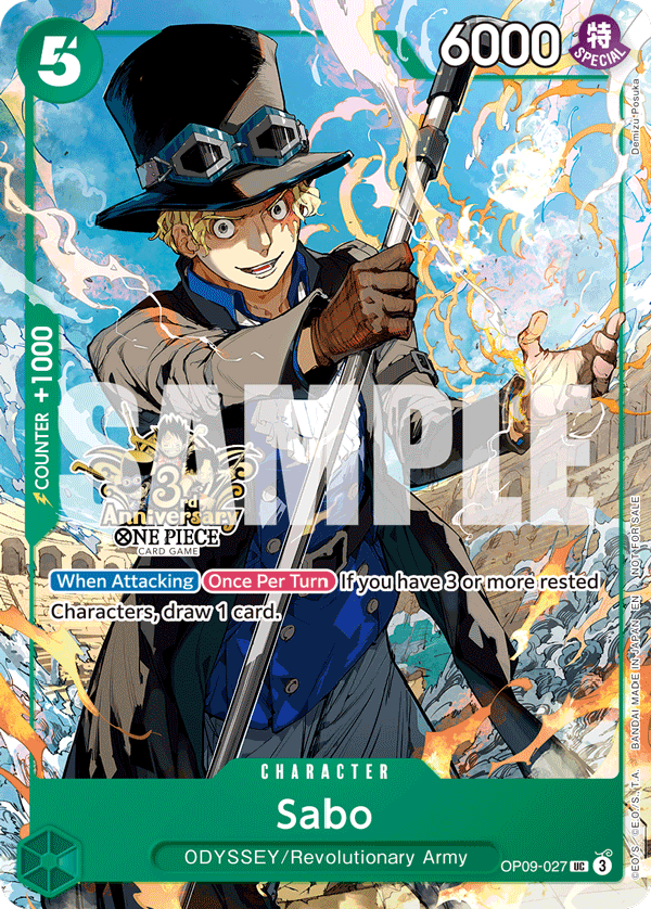 Sabo (PROMOS OP09-027_p2) — Alt Art