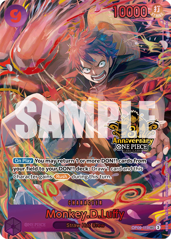 Monkey.D.Luffy (PROMOS OP09-119_p4) — Alt Art
