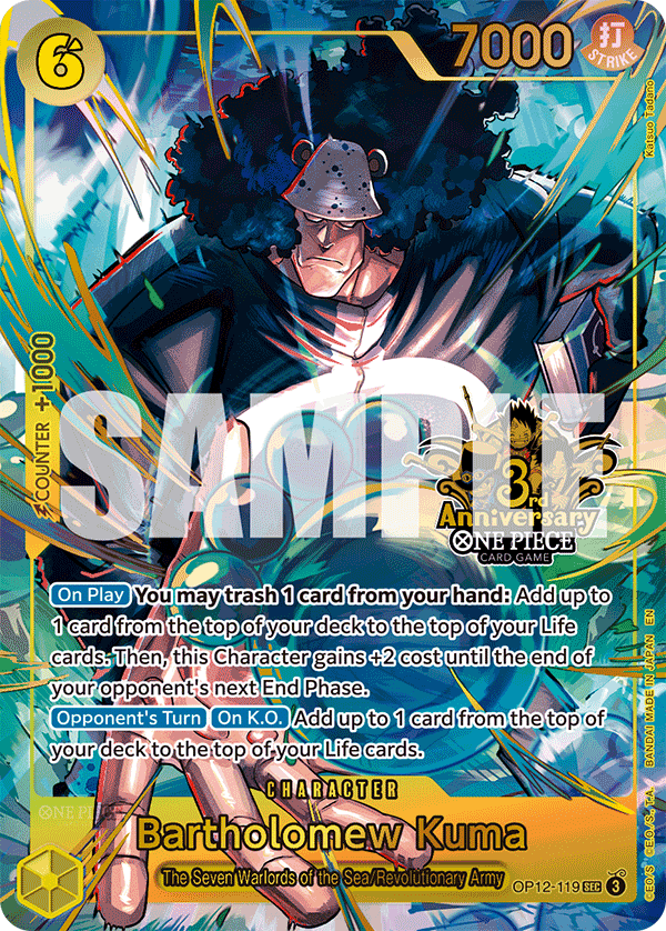 Bartholomew Kuma (PROMOS OP12-119_p2) — Alt Art
