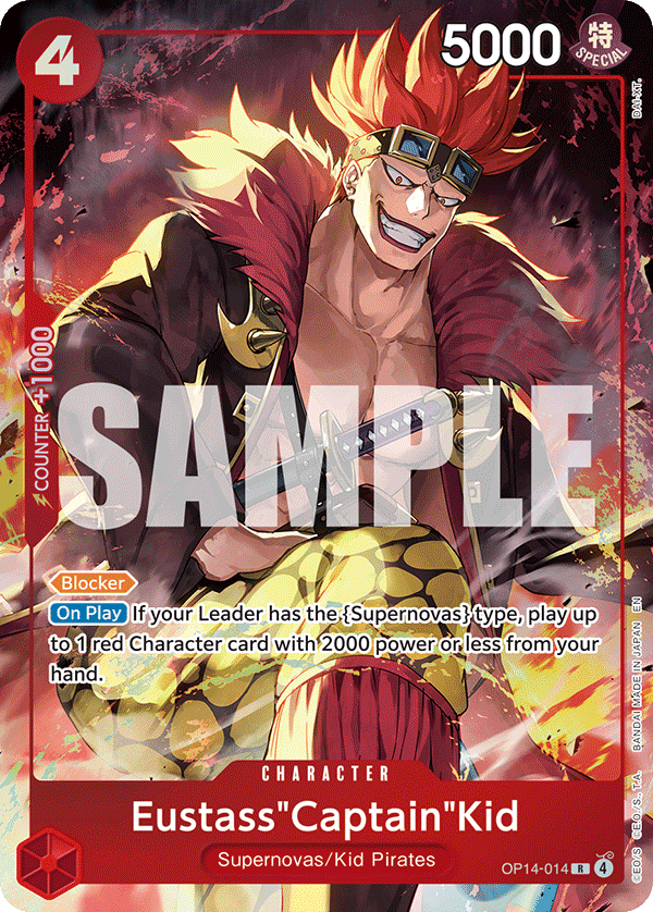 Eustass"Captain"Kid (PROMOS OP14-014_p1) — Alt Art