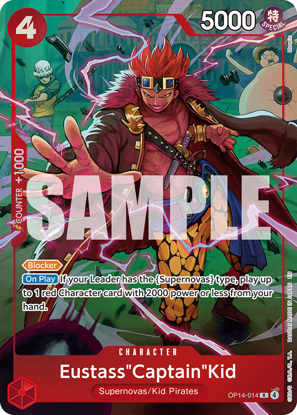 Eustass"Captain"Kid (PROMOS OP14-014_p2) — Alt Art