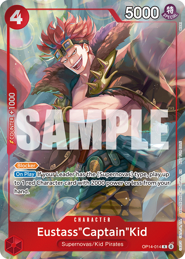 Eustass"Captain"Kid (PROMOS OP14-014_p3) — Alt Art