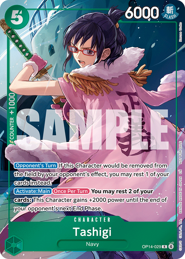 Tashigi (PROMOS OP14-029_p2) — Alt Art