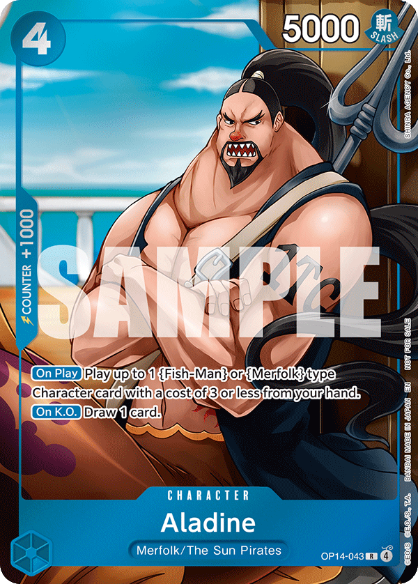 Aladine (PROMOS OP14-043_p1) — Alt Art
