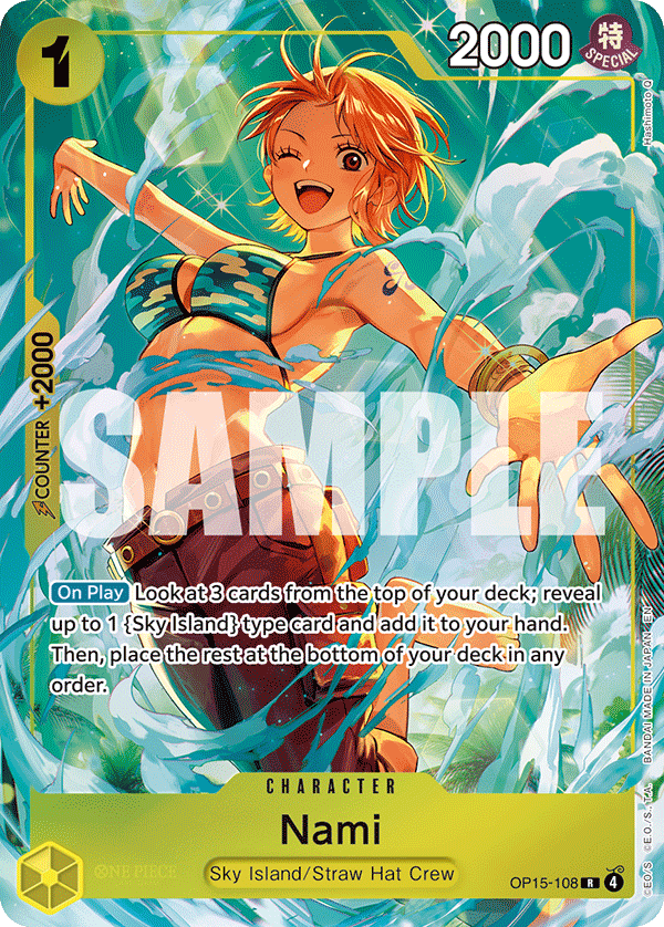 Nami (PROMOS OP15-108_p1) — Alt Art