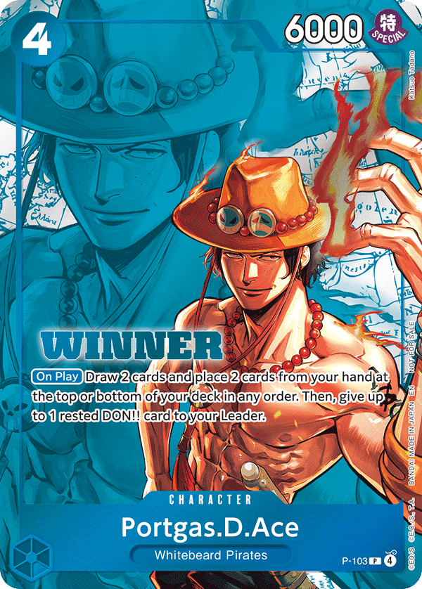 Portgas.D.Ace (PROMOS P-103_p2) — Alt Art