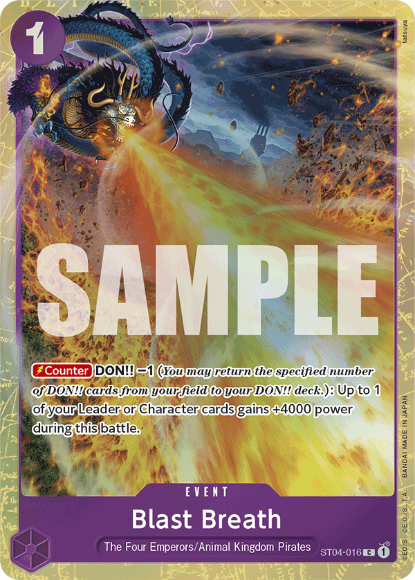 Blast Breath (PROMOS ST04-016_p4) — Alt Art