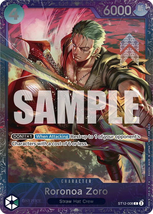 Roronoa Zoro (PROMOS ST12-008_p1) — Alt Art