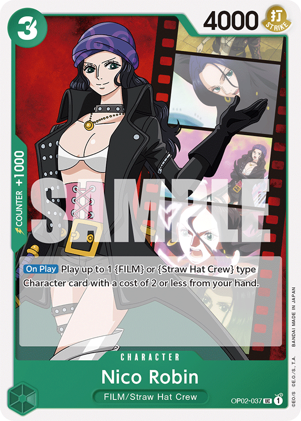 Nico Robin (ST-11 OP02-037_p1) — Alt Art