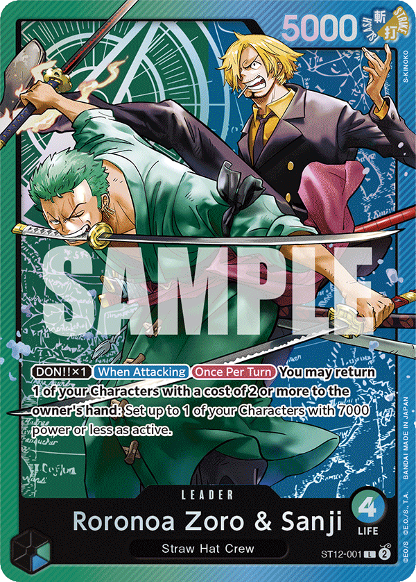 Roronoa Zoro &amp; Sanji (ST12-001)