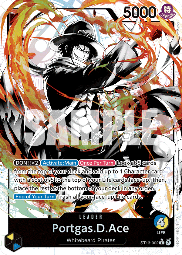 Portgas.D.Ace (ST13-002_p1) — Alt Art