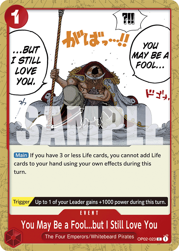 You May Be a Fool...but I Still Love You (ST-15 OP02-023_r1)