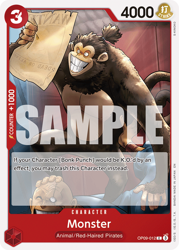 Monster (ST-23 OP09-012_r1)