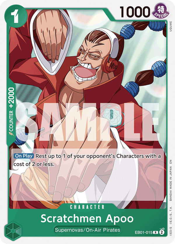 Scratchmen Apoo (ST-24 EB01-015_p3) — Alt Art