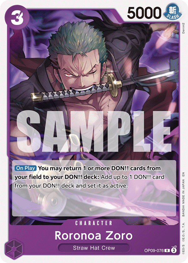 Roronoa Zoro (ST-26 OP09-076_r1)