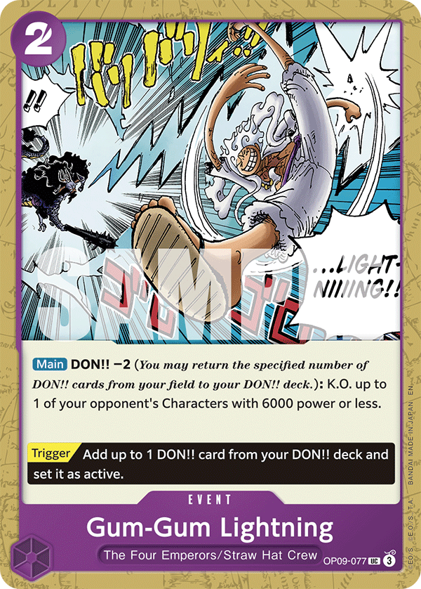 Gum-Gum Lightning (ST-26 OP09-077_r1)