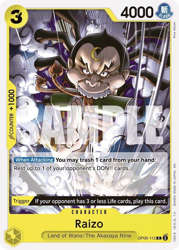 Raizo (ST-28 OP06-112_r1)