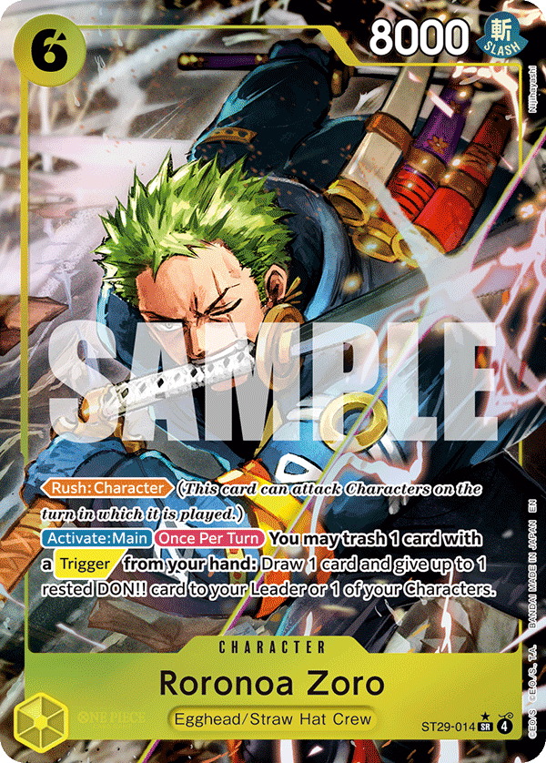 Roronoa Zoro (ST29-014_p1) — Alt Art