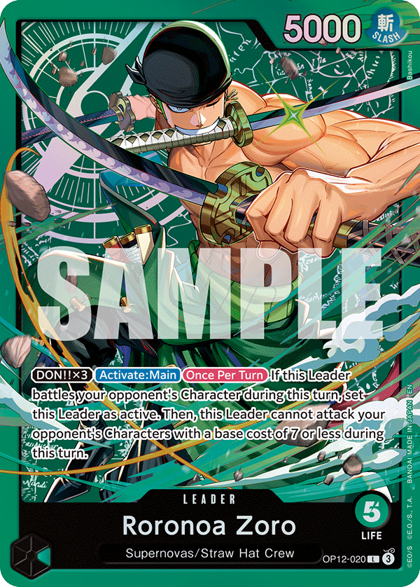 Roronoa Zoro (ST-32 OP12-020_p5) — Alt Art
